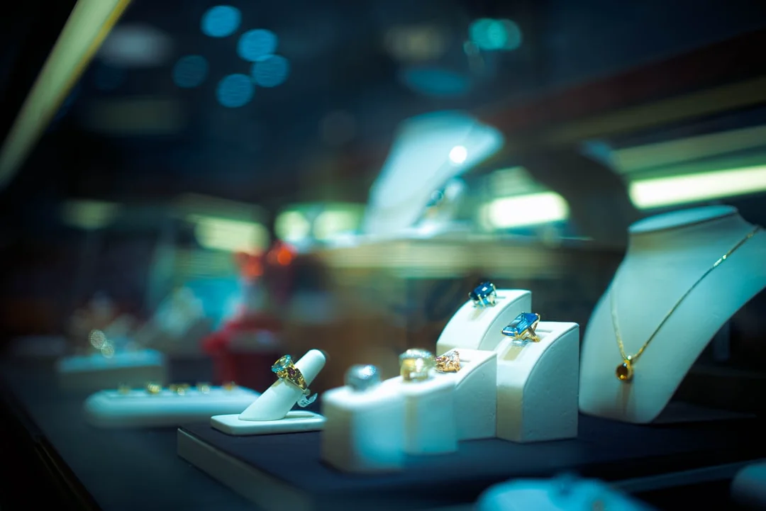 jewelry nicely display inside